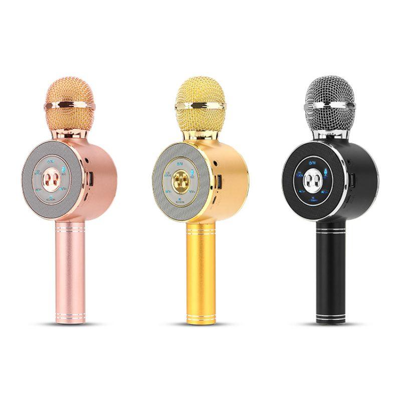 bluetooth microphone for home KTV with inner speaker player